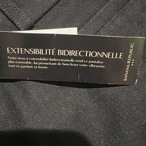 NWT Banana Republic Sloan Crop Women's Mid Rise Pants black new - Picture 8 of 11